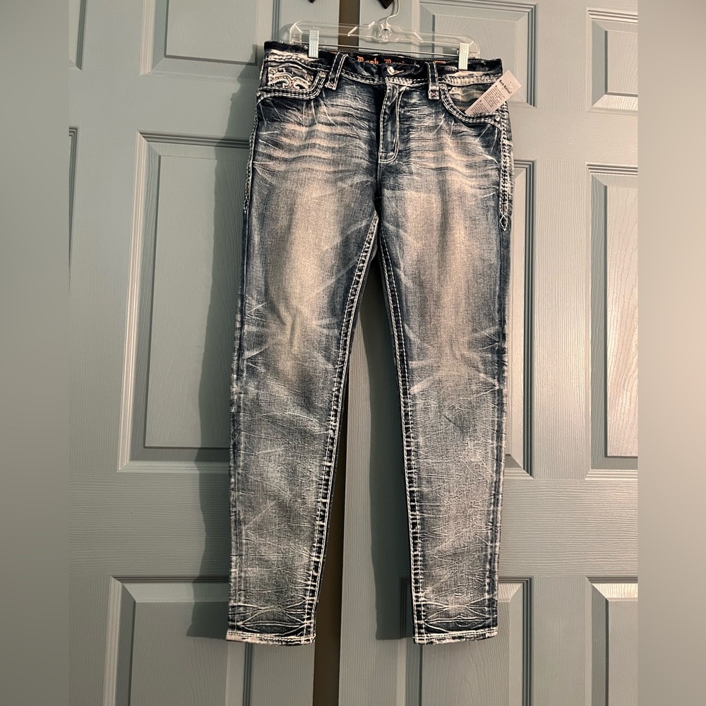 Rock Revival Rosewood Mid Rise Skinny Jeans